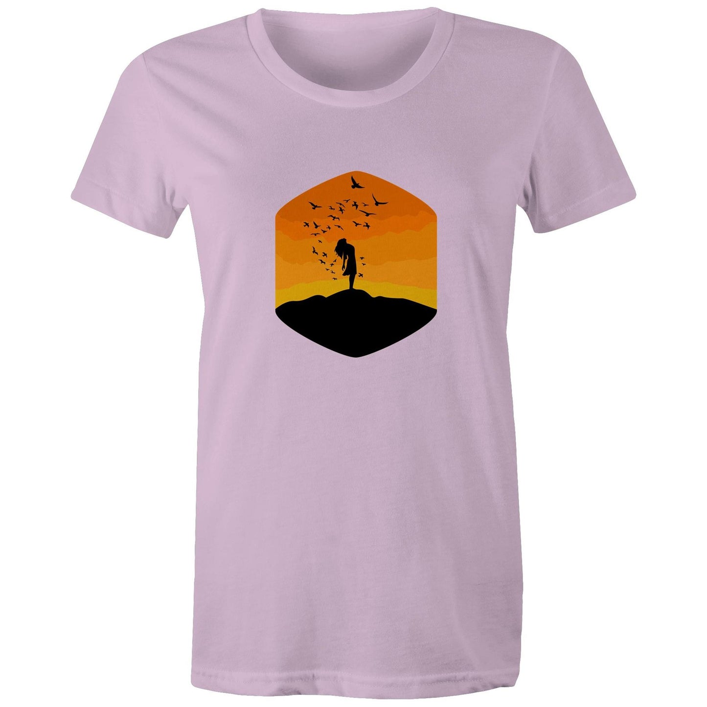 Women's Earthfolk Printed T shirt - Freedom