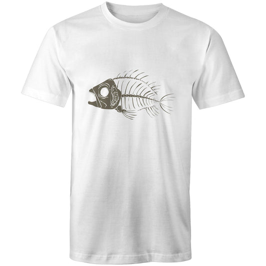 Men's Earthfolk T shirt - Fish Bones - The Crescent Moon