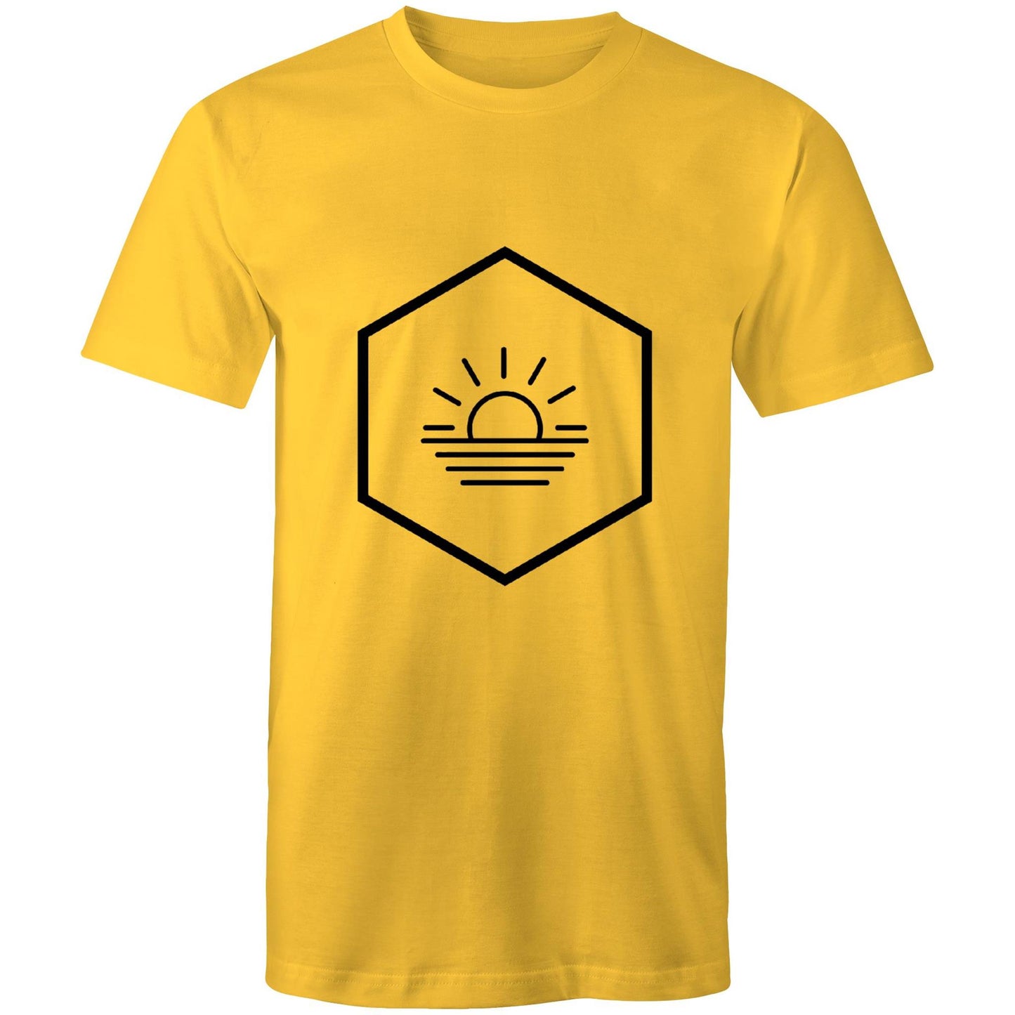 Men's Earthfolk Sunset T shirt - The Crescent Moon