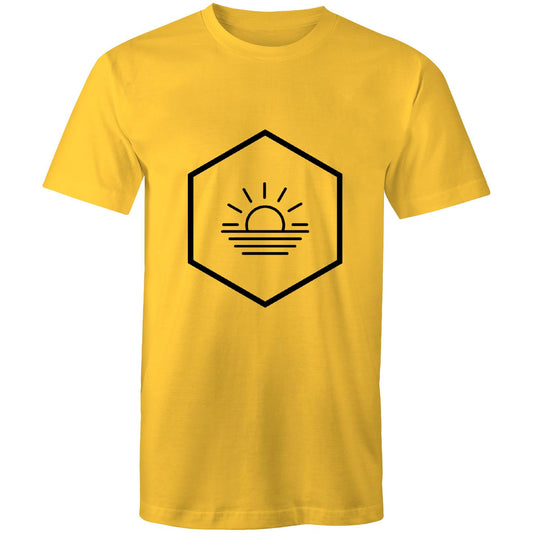 Men's Earthfolk Sunset T shirt - The Crescent Moon