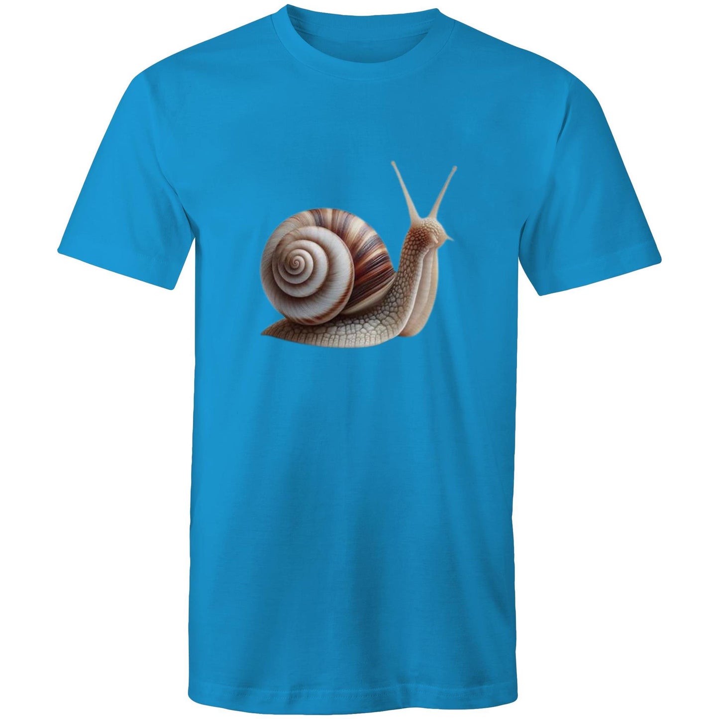 Men's Earthfolk printed T shirt - Snail - The Crescent Moon