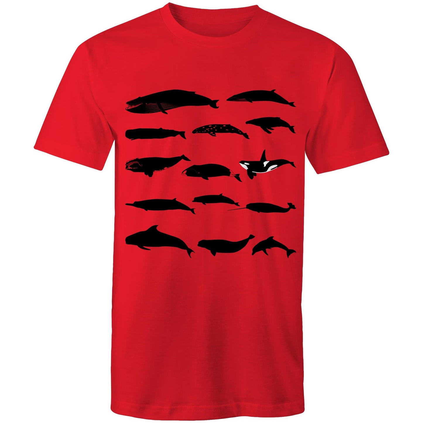 Men's Earthfolk Tshirt - Whale Silhouette - The Crescent Moon