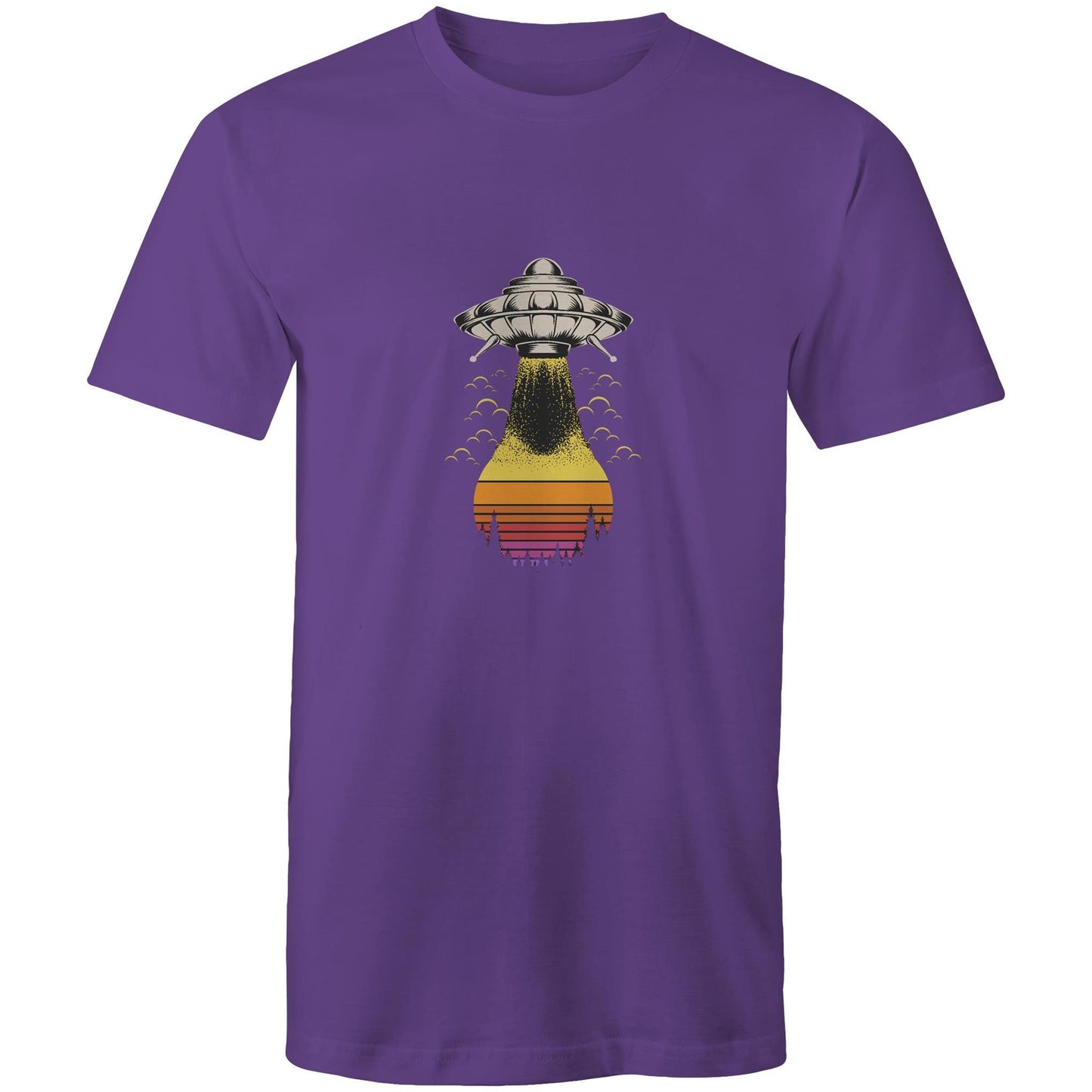 Men's Earthfolk Printed T shirt - Alien Summer - The Crescent Moon