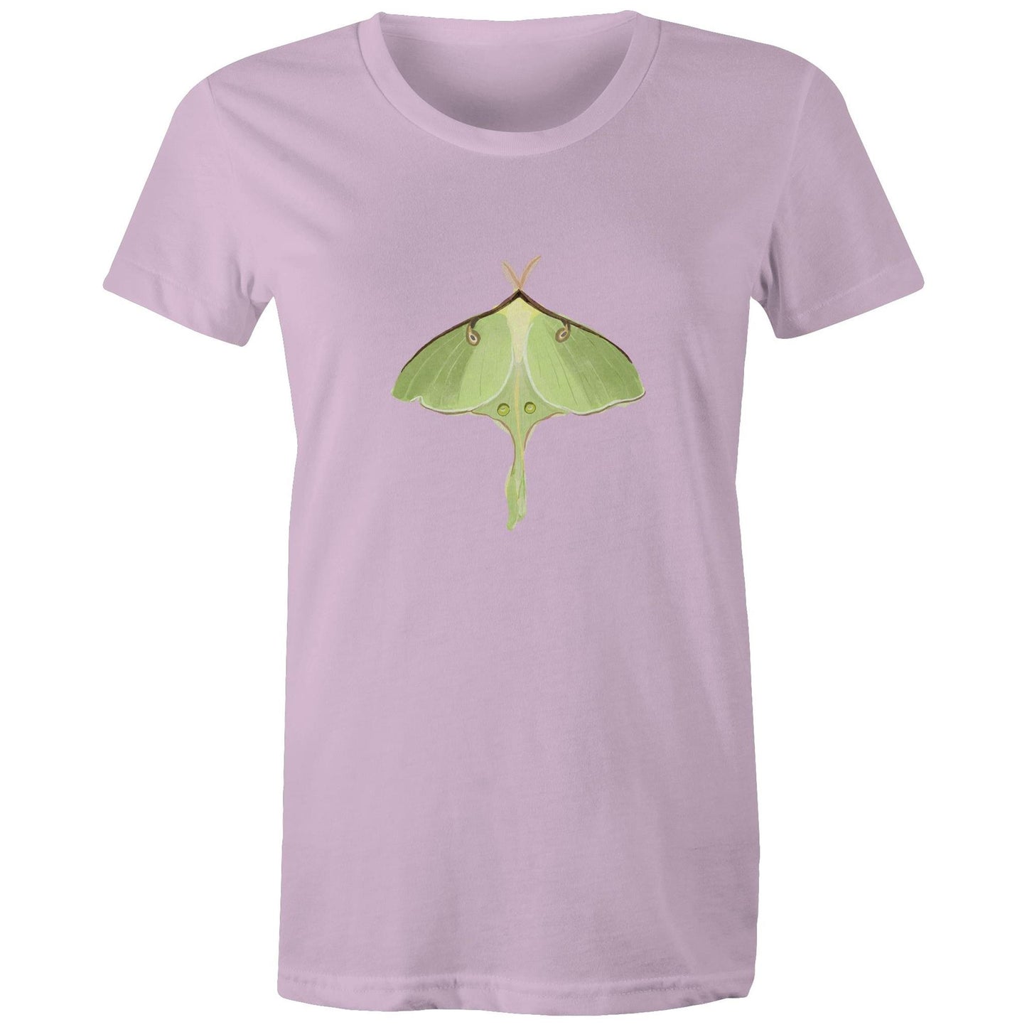 Earthfolk Printed T shirt - Women's Relaxed Fit - Luna Moth