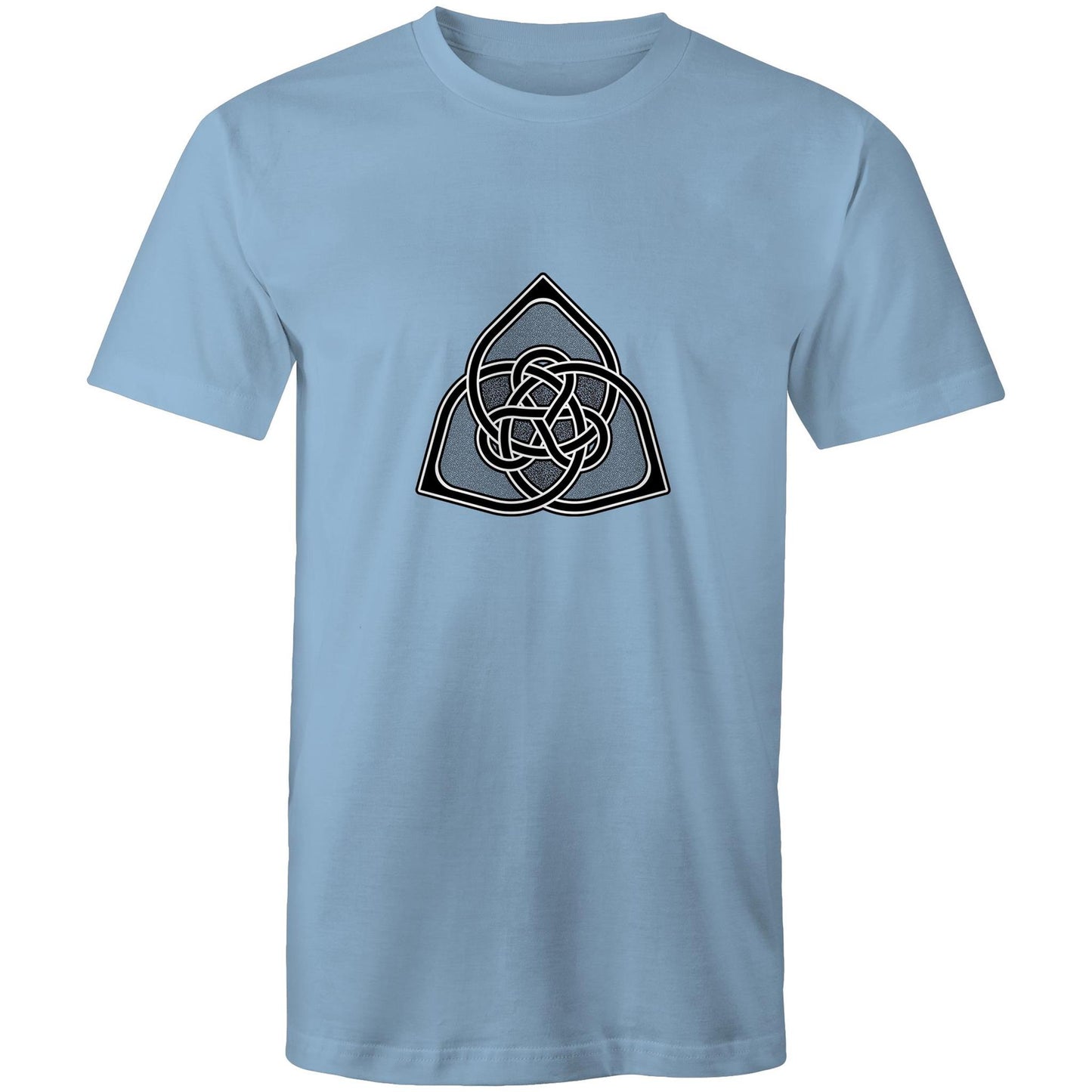 Men's Earthfolk T shirt - Celtic Shadow - The Crescent Moon