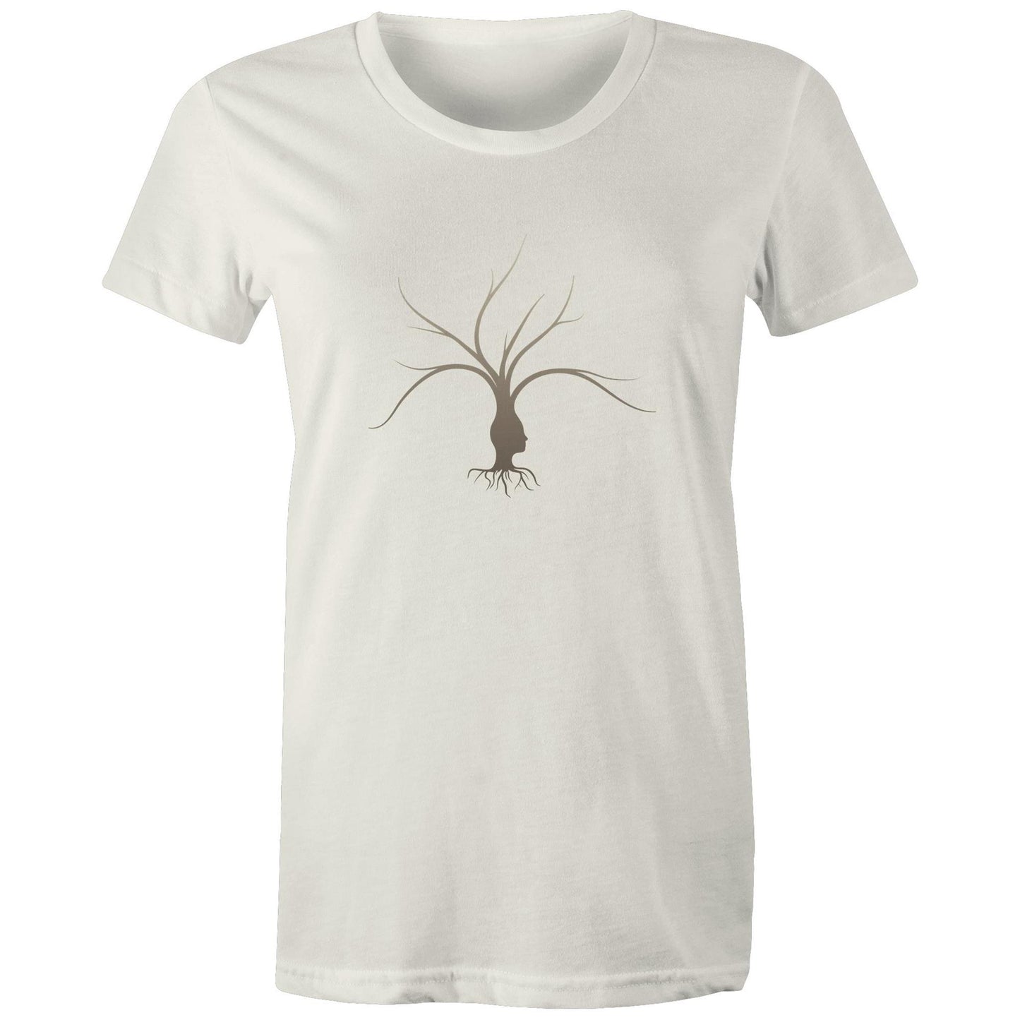 Women's Organic Earthfolk T shirt - Grounded - The Crescent Moon