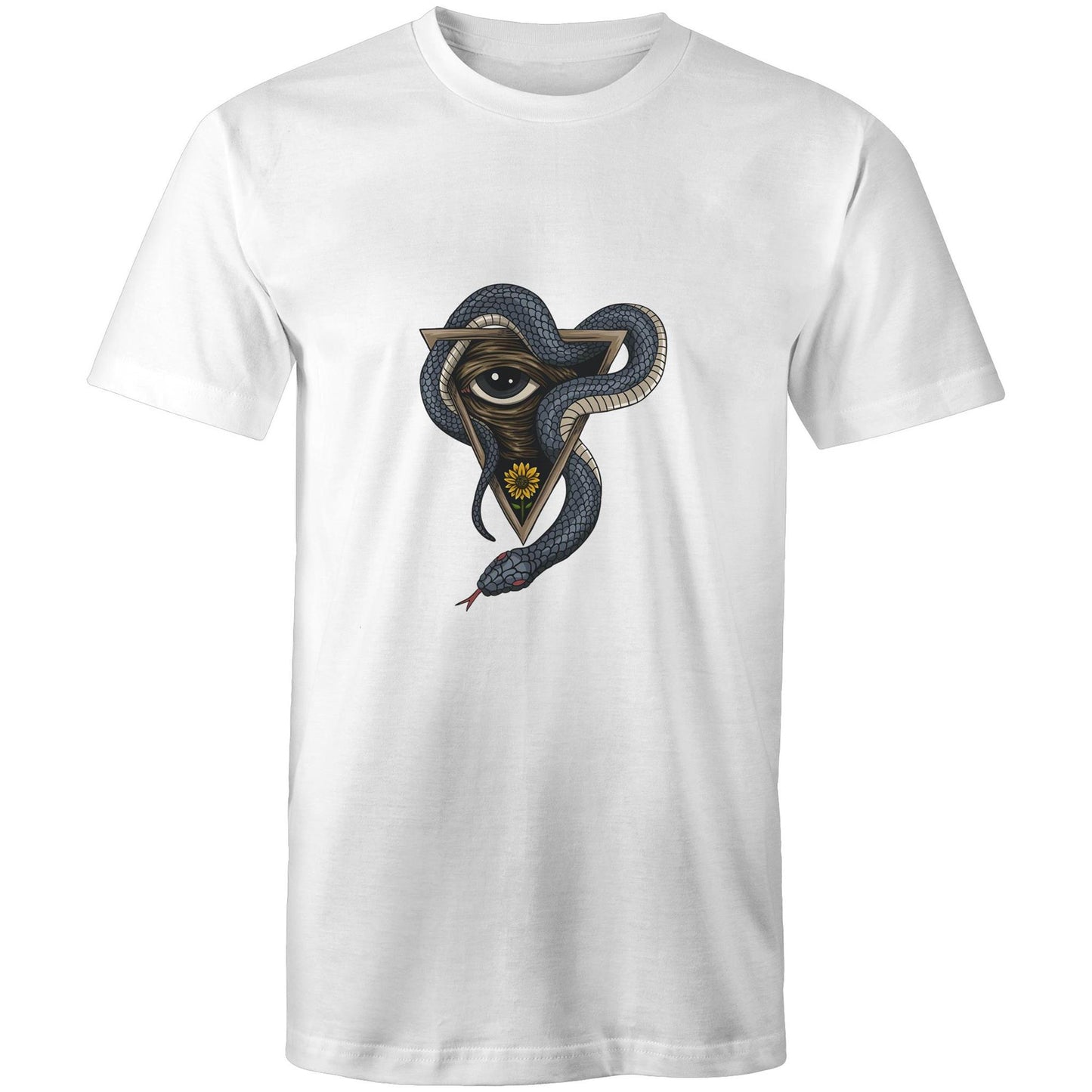 Men's Earthfolk T shirt - Serpents Vision - The Crescent Moon