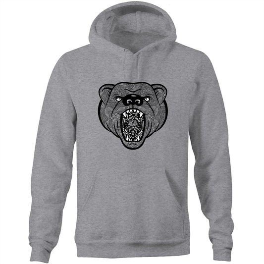 Unisex Earthfolk Hoodie - Bear Totem - The Crescent Moon