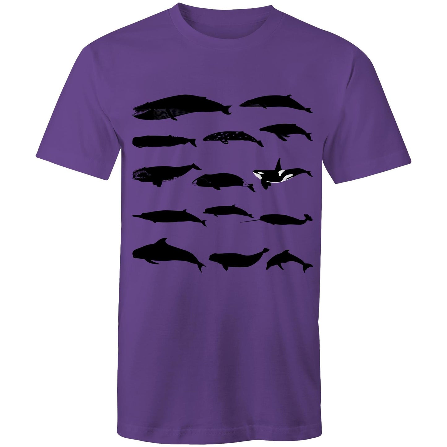 Men's Earthfolk Tshirt - Whale Silhouette - The Crescent Moon