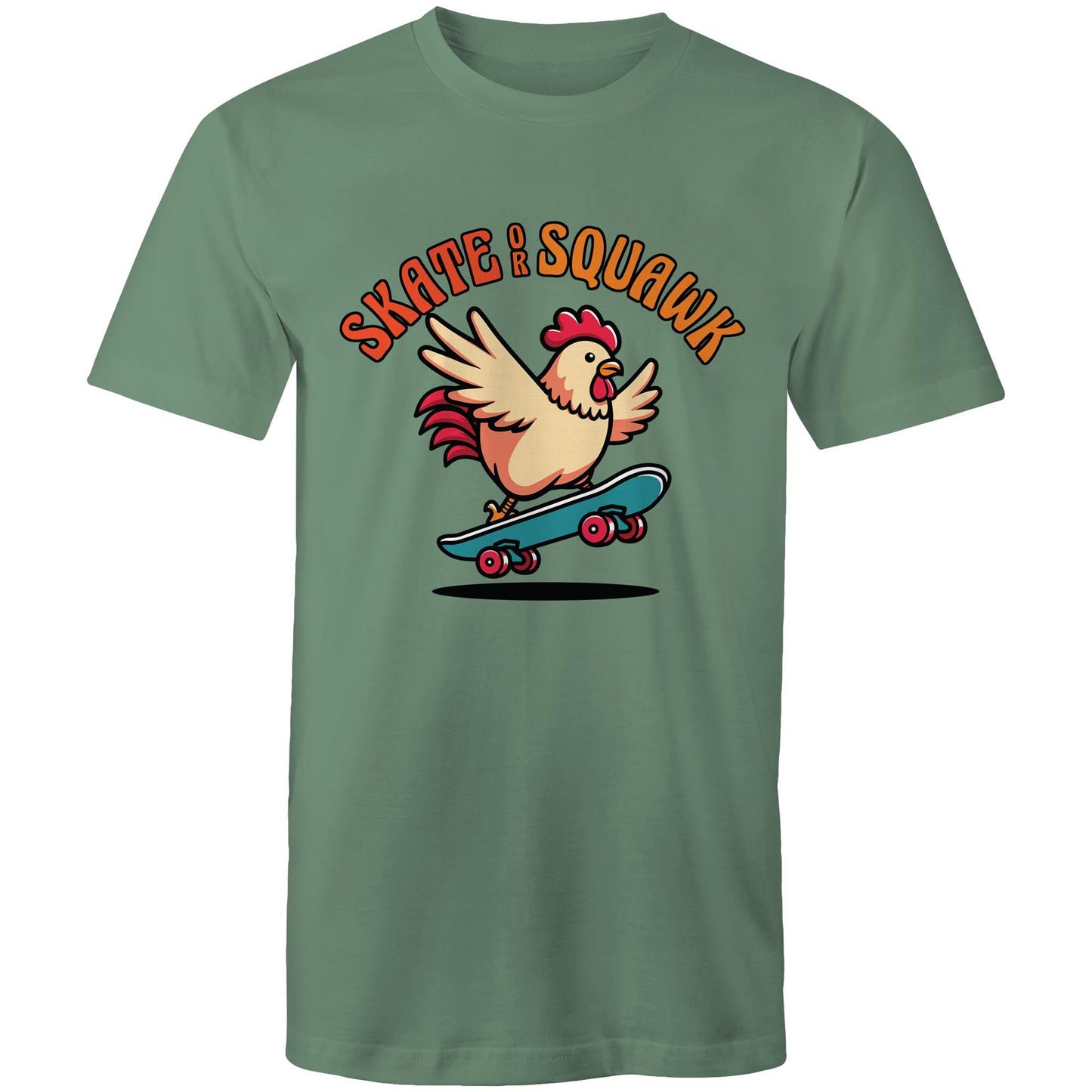 Men's Earthfolk T shirt - Skater Chook