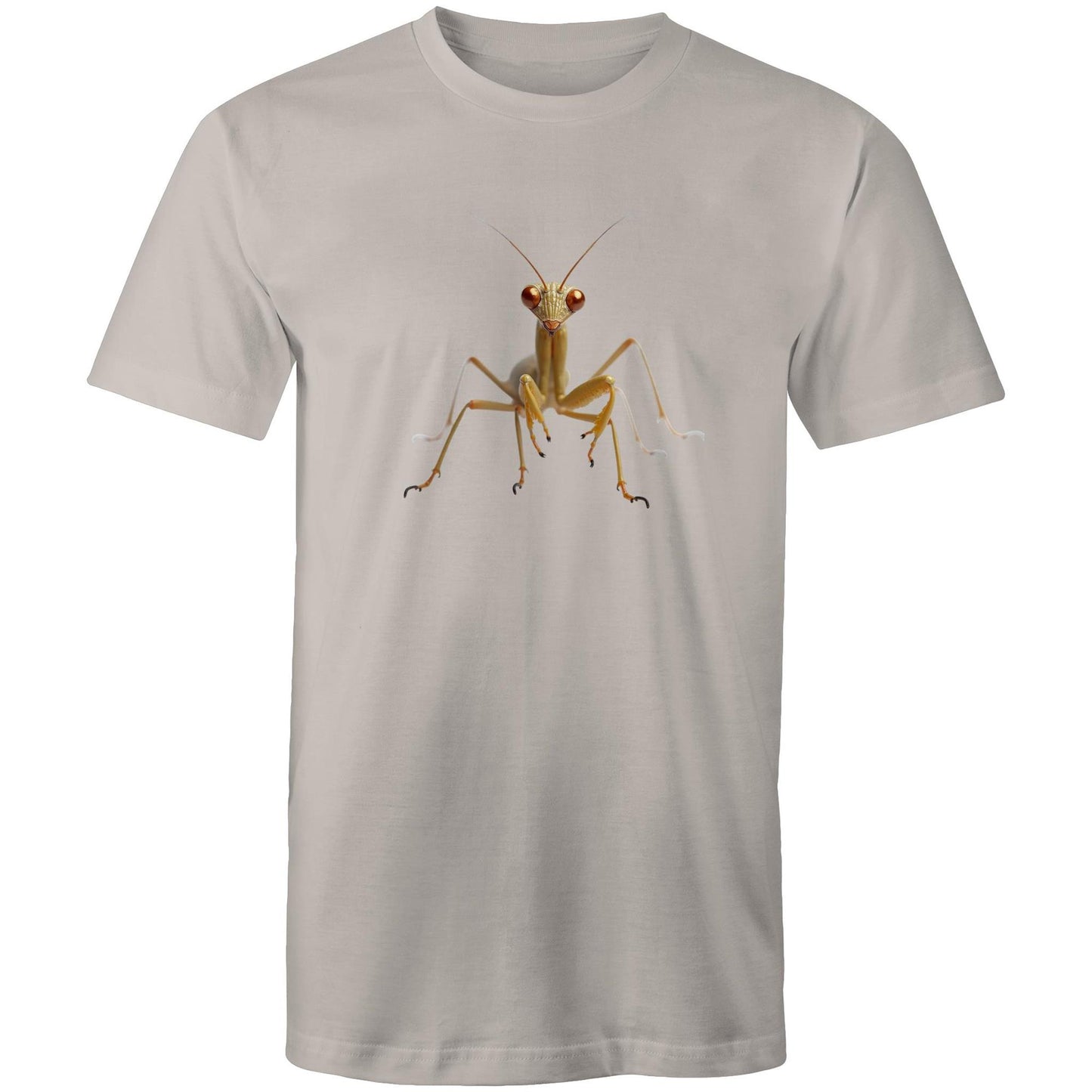 Men's Earthfolk Printed T shirt - Praying Mantis - The Crescent Moon
