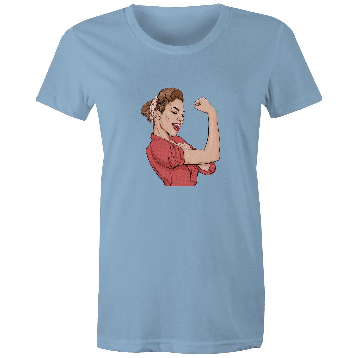 Women's Earthfolk T shirt - I am Woman - The Crescent Moon