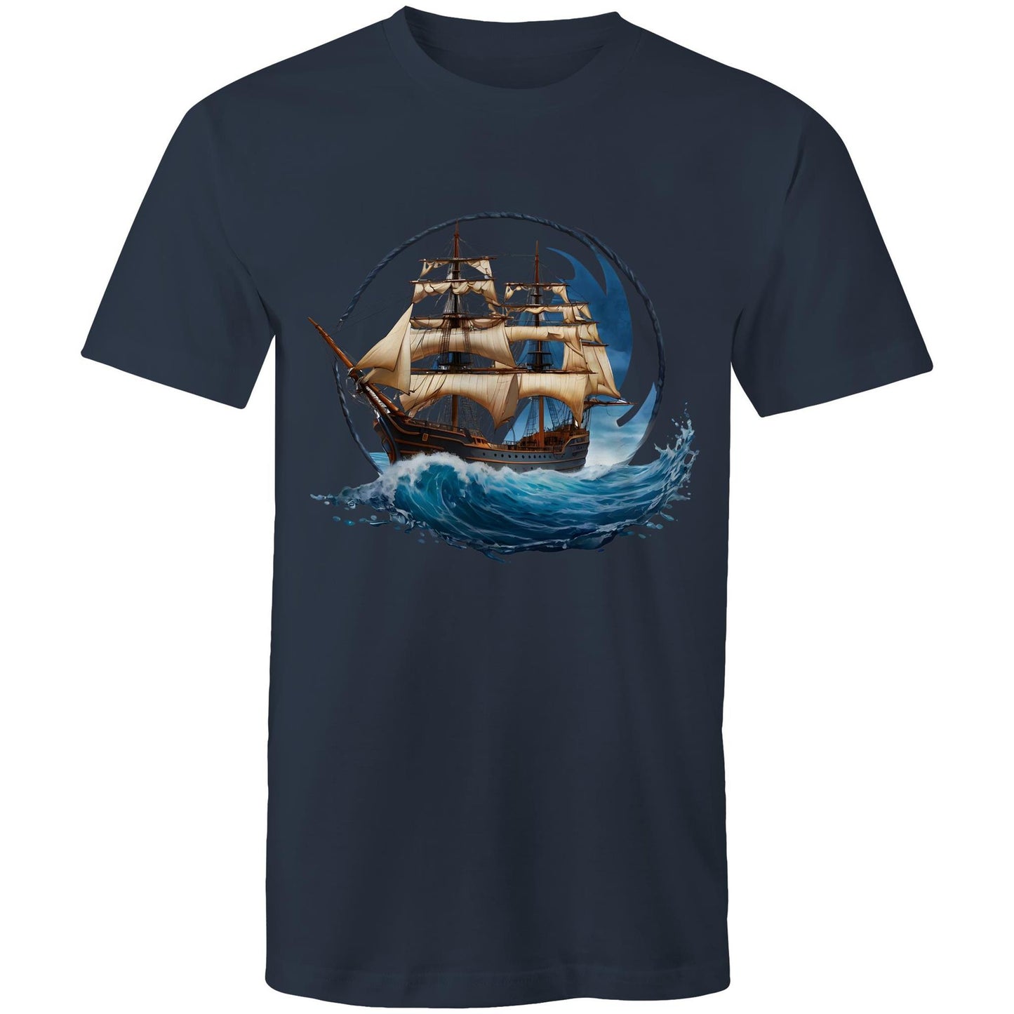 Men's Earthfolk T shirt - Ahoy me Hearties - The Crescent Moon