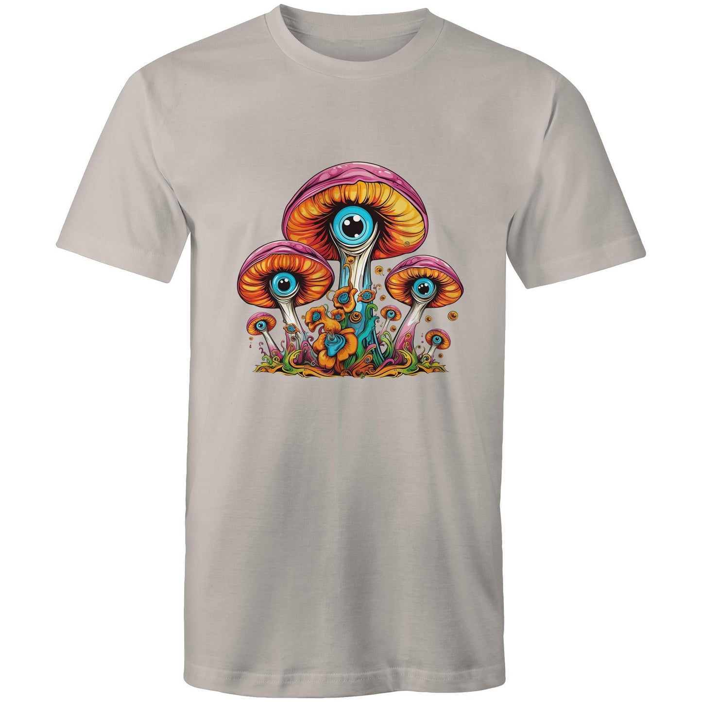 Men's Earthfolk T shirt - Psychedelic Mushroom - The Crescent Moon