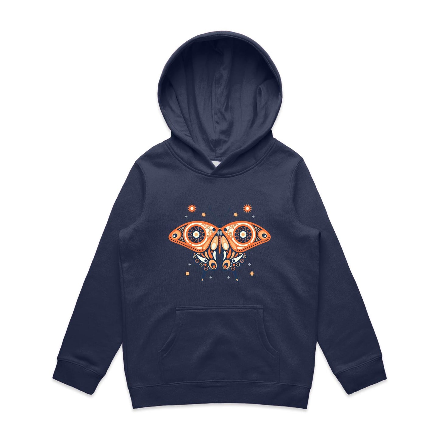 Kids Earthfolk Hoodie - Bohemian Butterfly