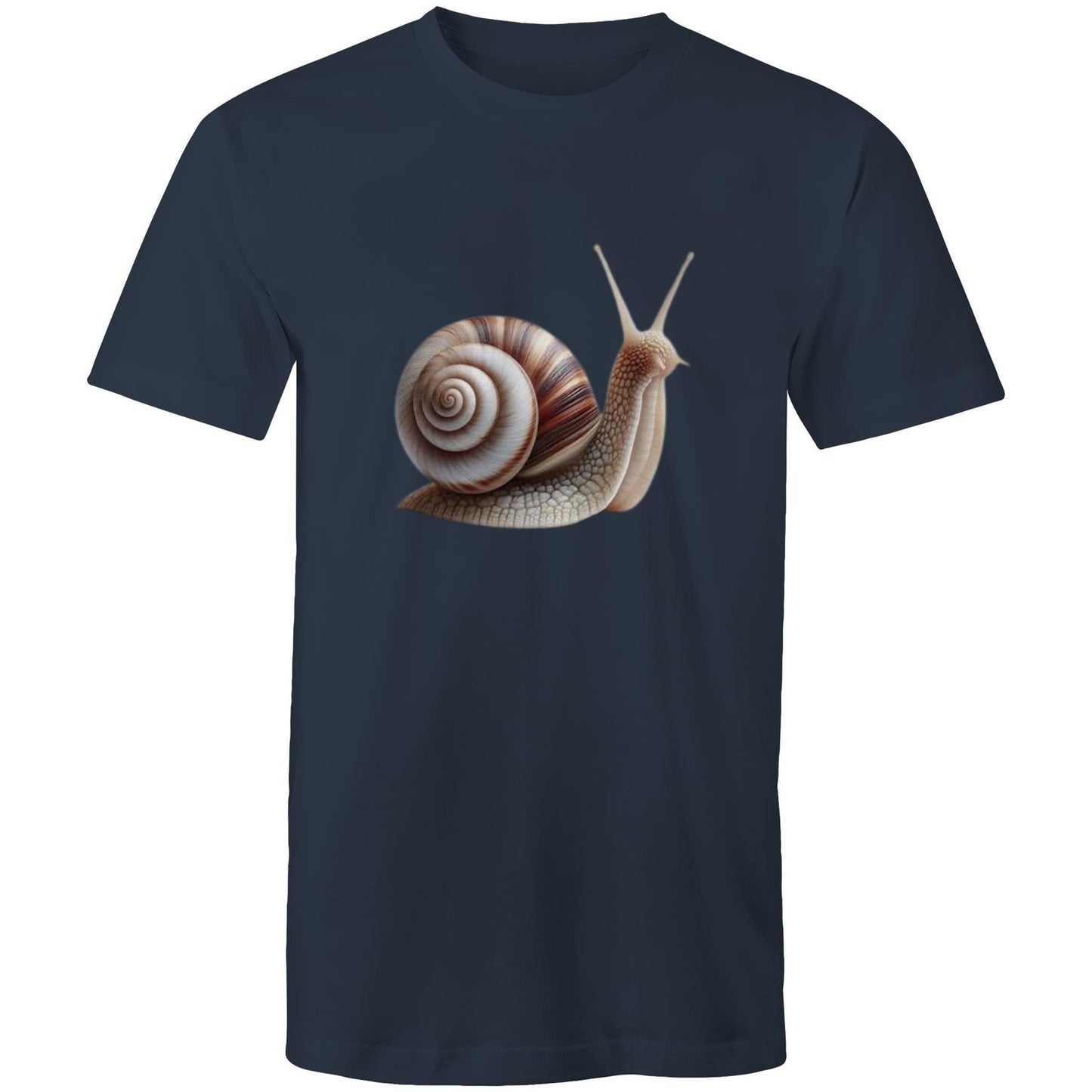 Men's Earthfolk printed T shirt - Snail - The Crescent Moon