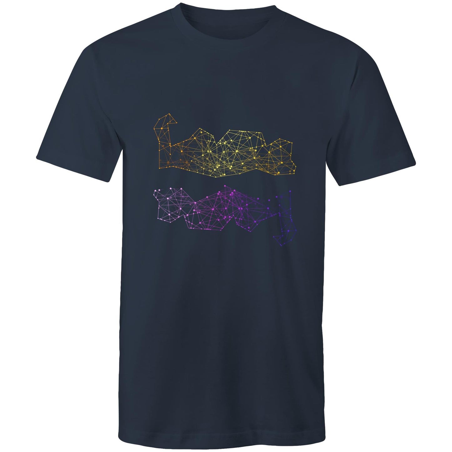 Men's Earthfolk T shirt - Scientific - The Crescent Moon