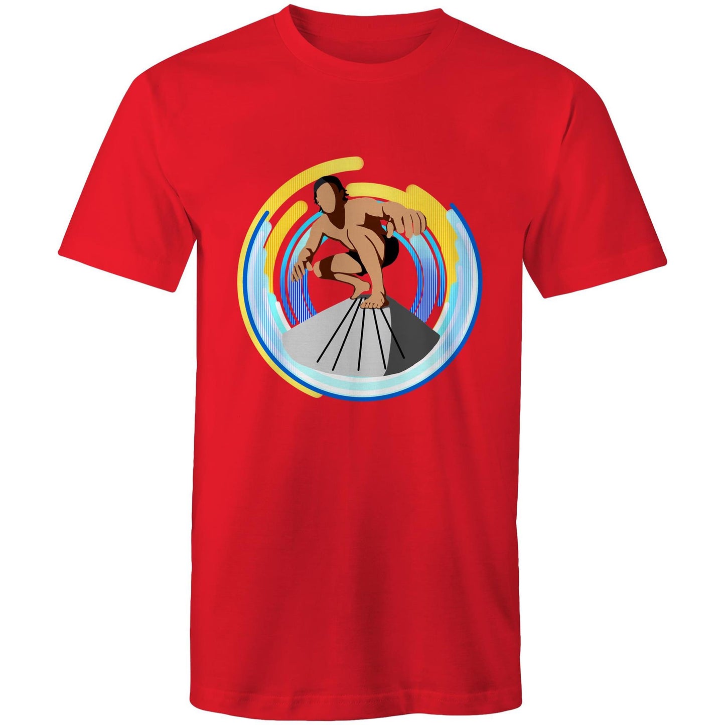 Men's Earthfolk T shirt - Green Room - The Crescent Moon