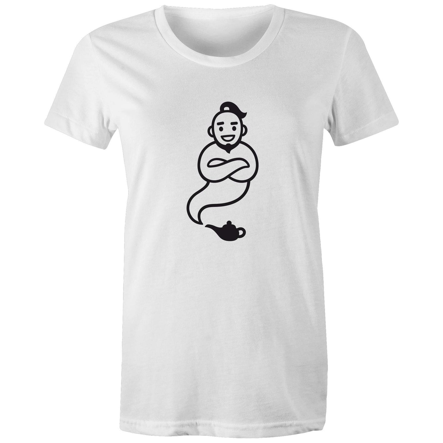 Women's Earthfolk T shirt - Genie - The Crescent Moon