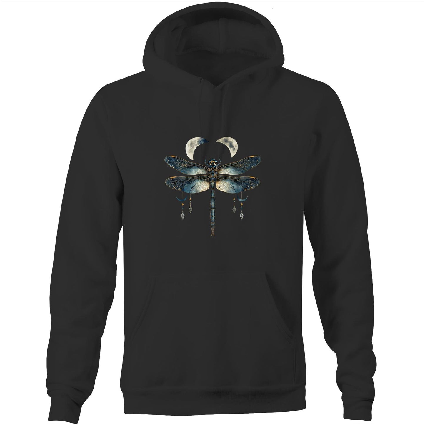 Unisex Earthfolk Hoodie - Dragonfly Moon