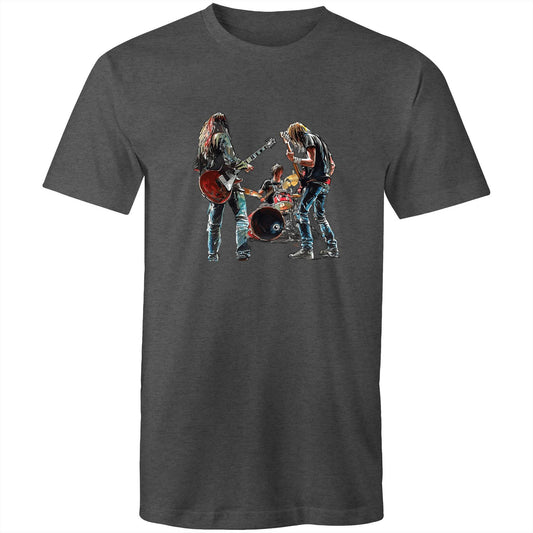 Men's Earthfolk T shirt - Grunge - The Crescent Moon