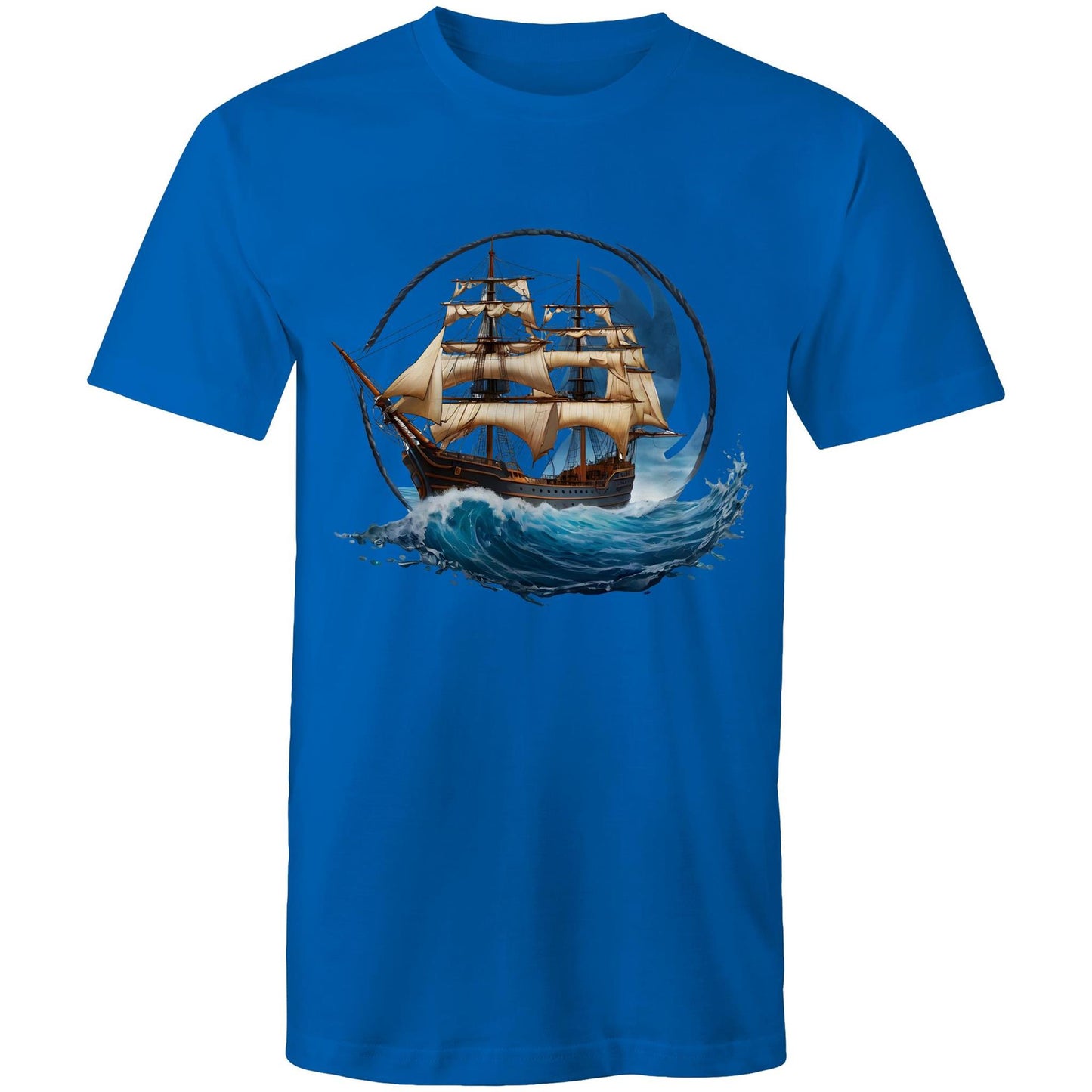 Men's Earthfolk T shirt - Ahoy me Hearties - The Crescent Moon