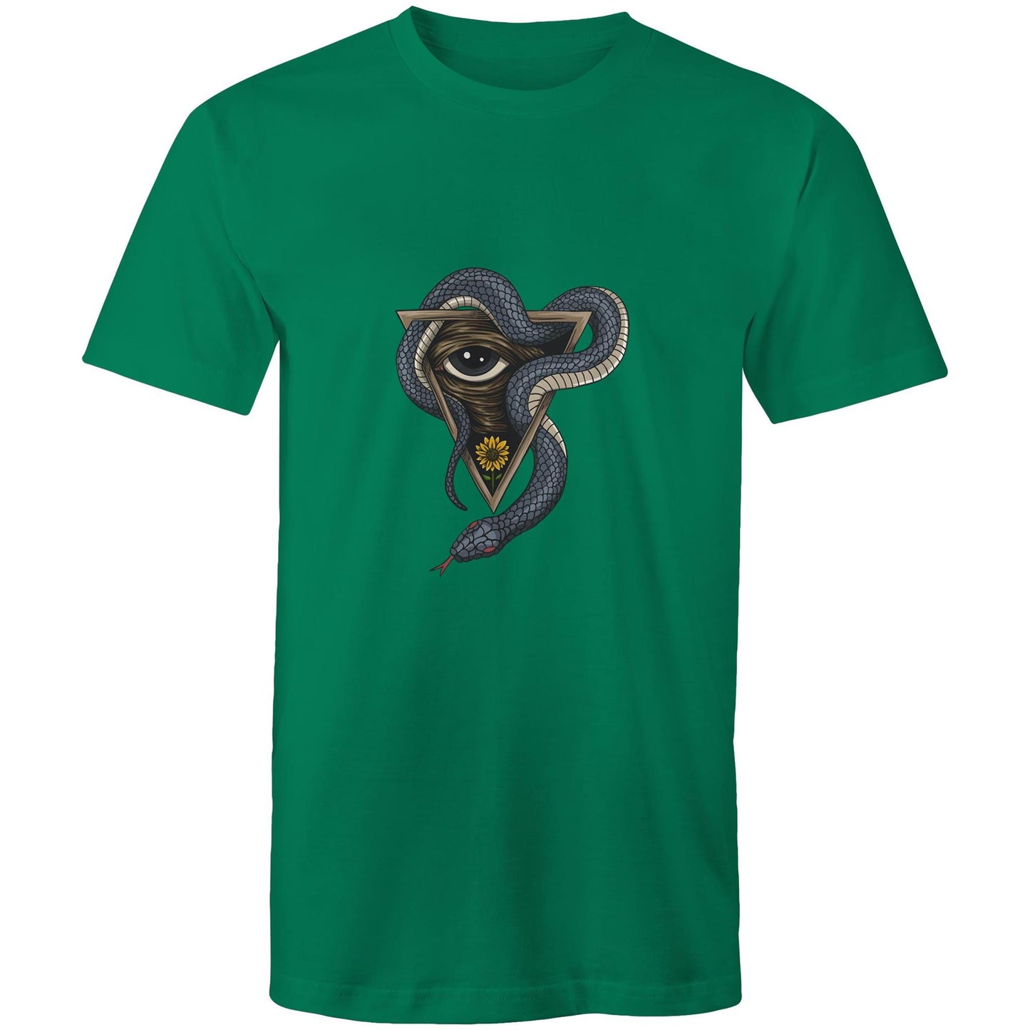 Men's Earthfolk T shirt - Serpents Vision - The Crescent Moon