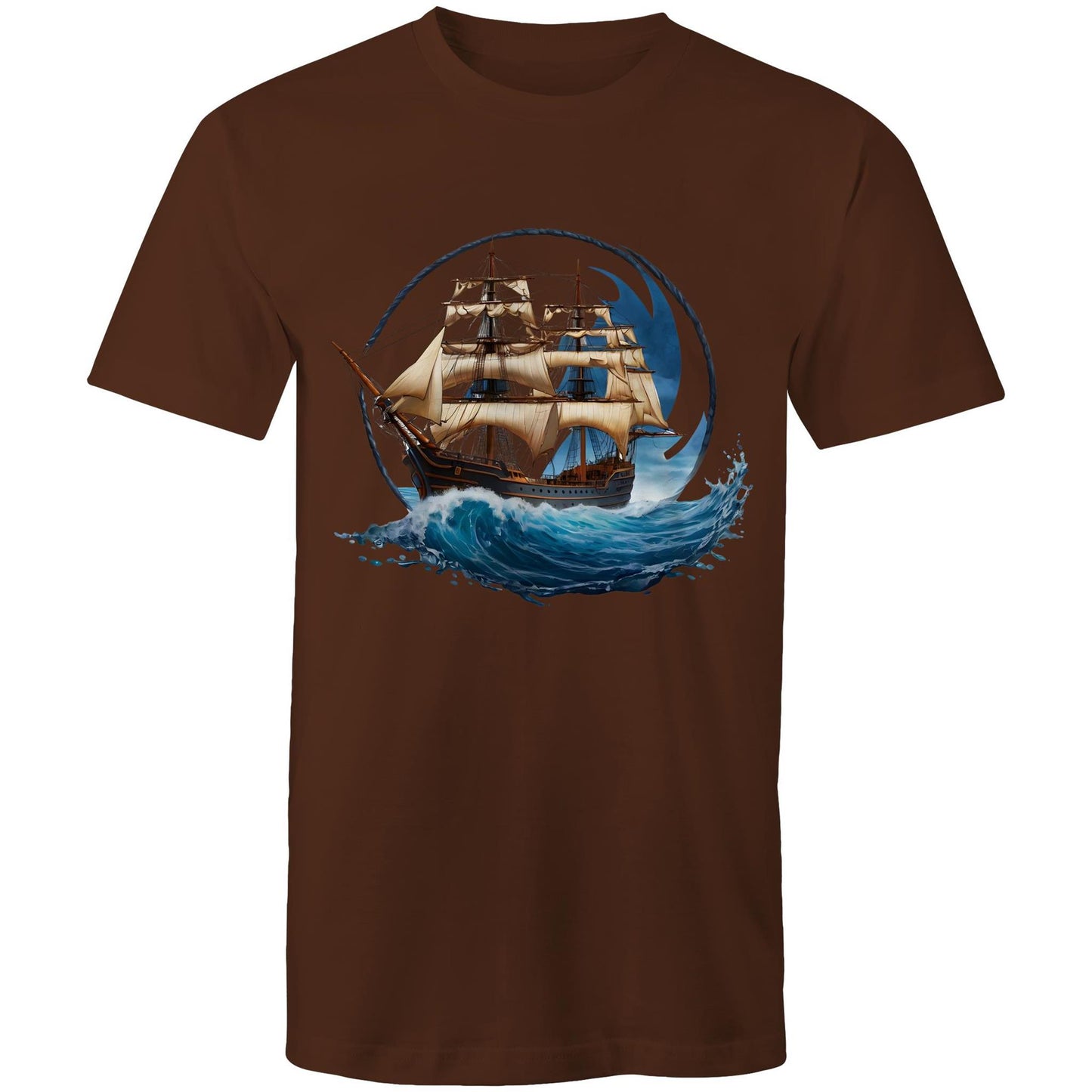 Men's Earthfolk T shirt - Ahoy me Hearties - The Crescent Moon