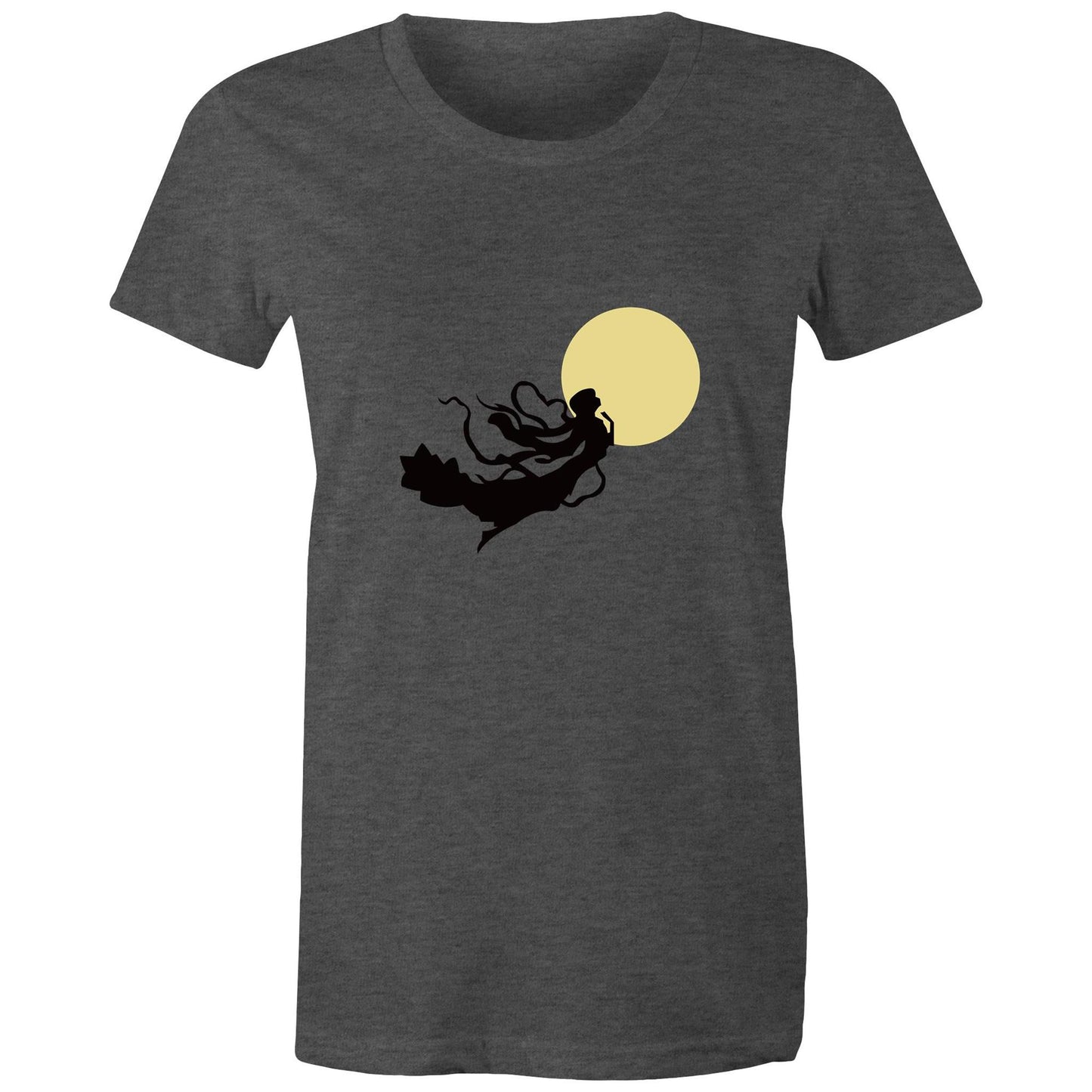Women's Earthfolk T shirt - Autumn Goddess - The Crescent Moon