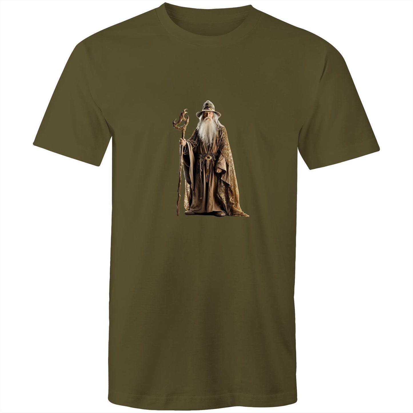 Men's Earthfolk Printed T shirt - Wise Wizard
