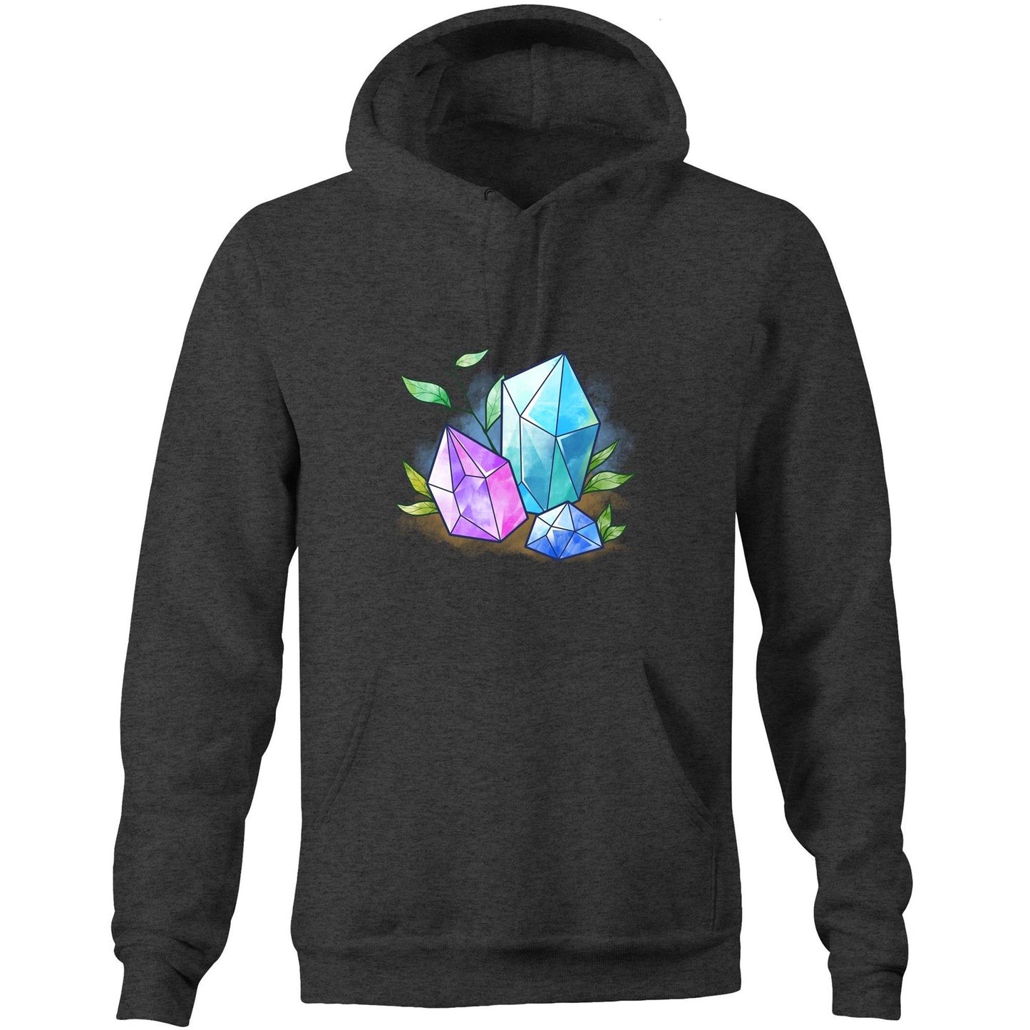 Unisex Earthfolk Hoodie - Water Crystals - The Crescent Moon