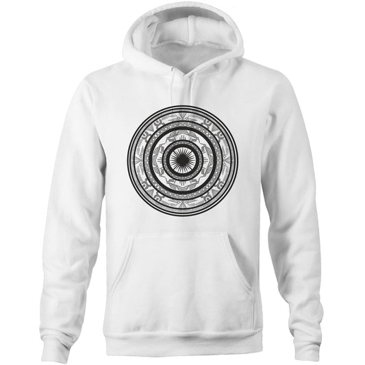 Unisex Earthfolk Hoodie - Totem Circle - The Crescent Moon