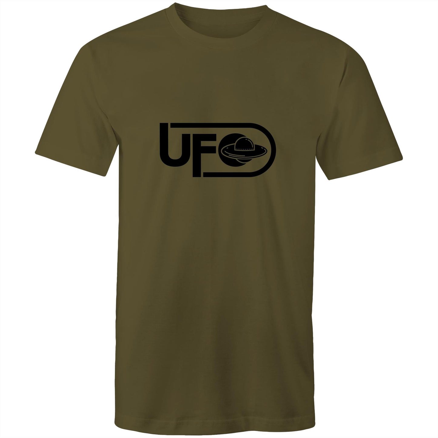 Men's Earthfolk T shirt - UFO - The Crescent Moon