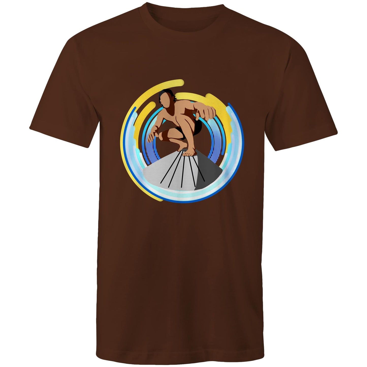 Men's Earthfolk T shirt - Green Room - The Crescent Moon