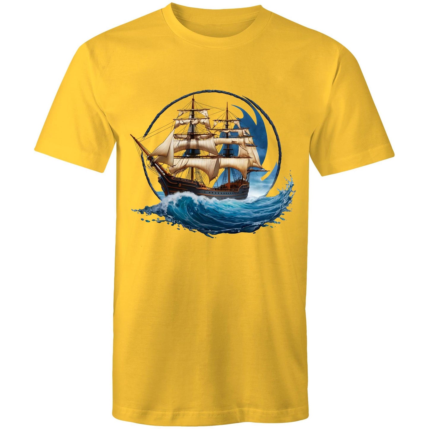 Men's Earthfolk T shirt - Ahoy me Hearties - The Crescent Moon