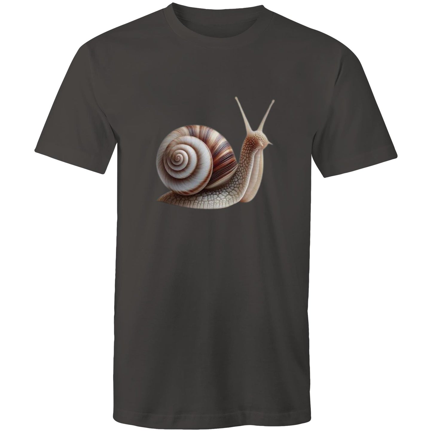 Men's Earthfolk printed T shirt - Snail - The Crescent Moon