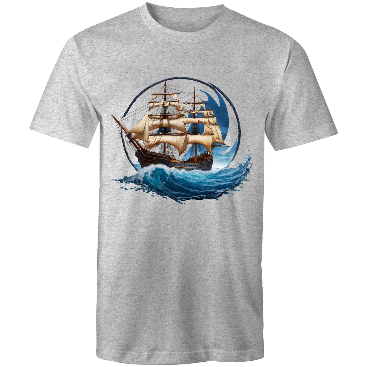 Men's Earthfolk T shirt - Ahoy me Hearties - The Crescent Moon