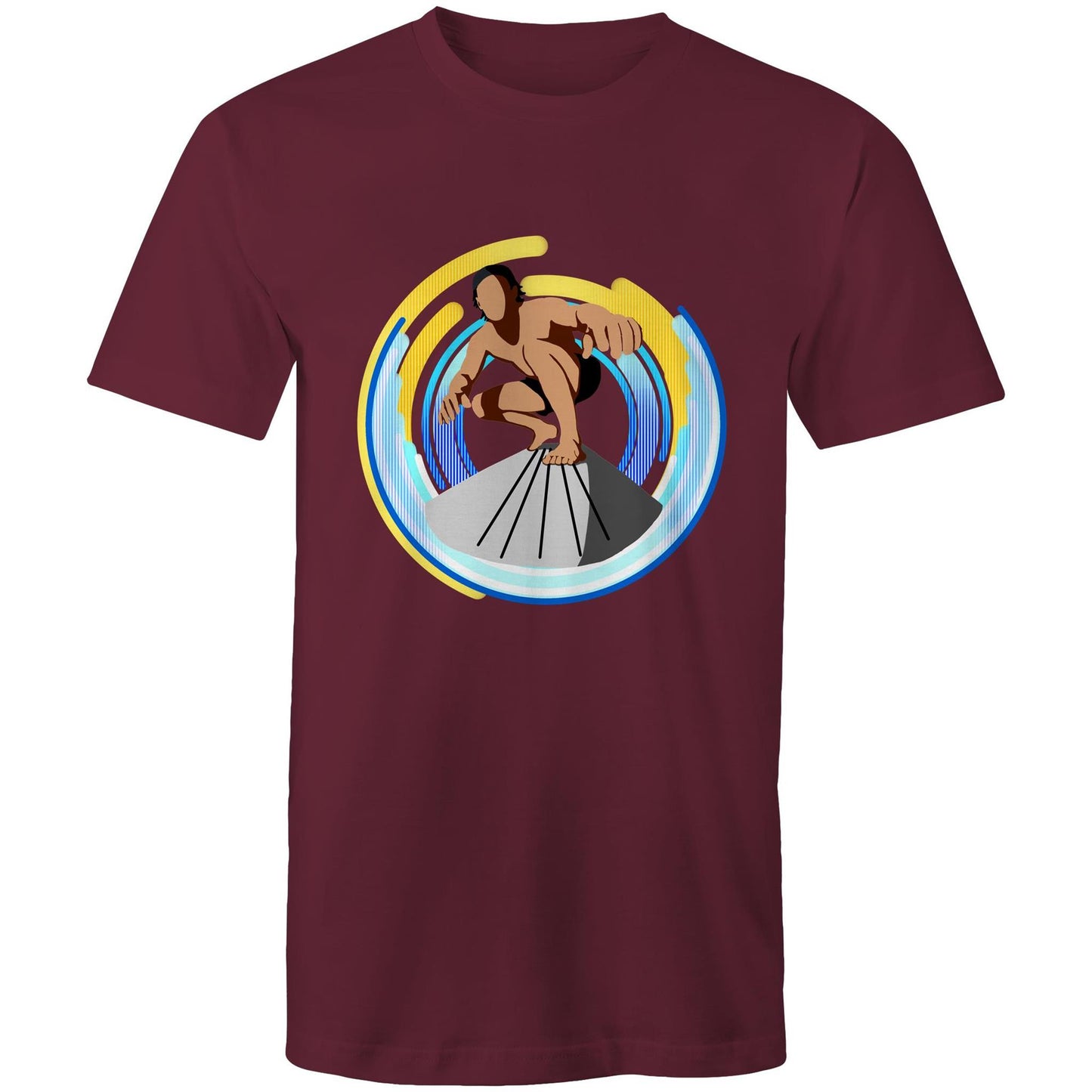 Men's Earthfolk T shirt - Green Room - The Crescent Moon