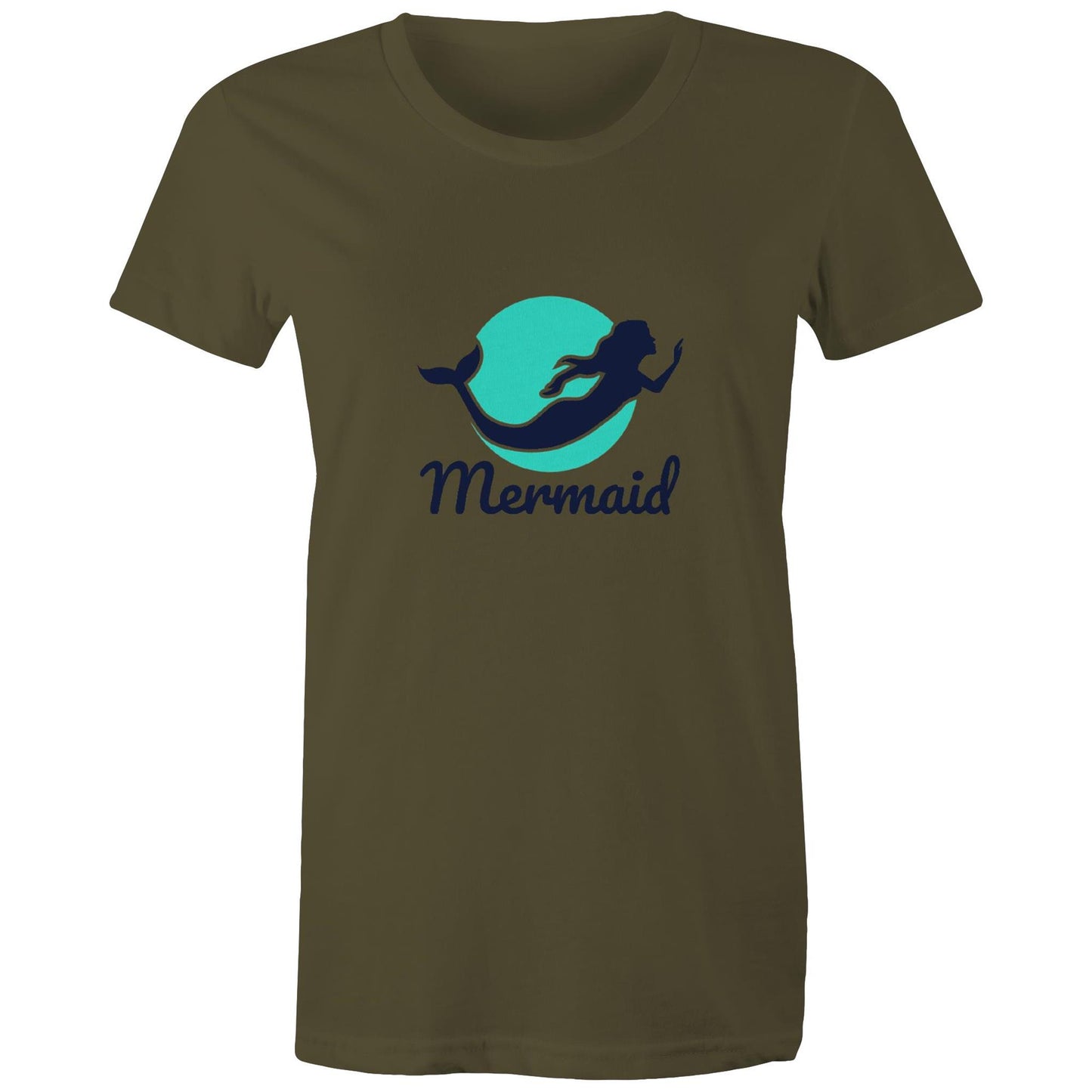 Women's Earthfolk Printed T shirt - Mermaid