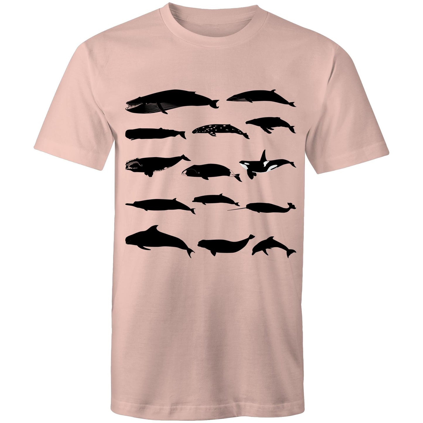 Men's Earthfolk Tshirt - Whale Silhouette - The Crescent Moon