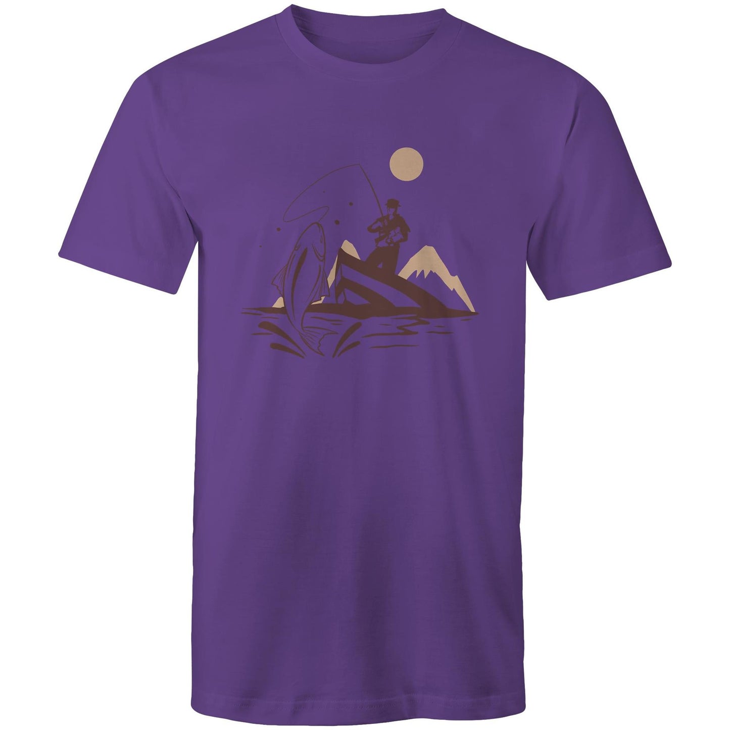 Men's Earthfolk T shirt - Catch of the Day - The Crescent Moon