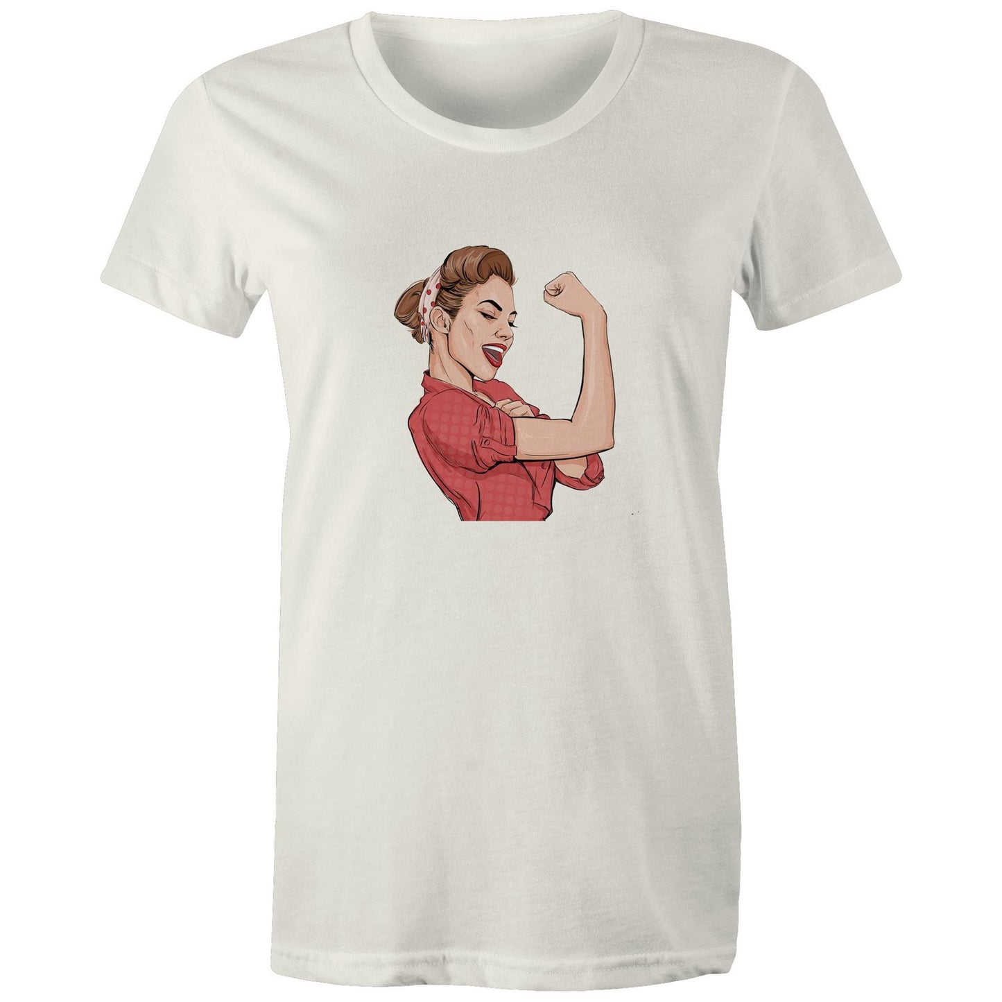 Women's Earthfolk T shirt - I am Woman - The Crescent Moon