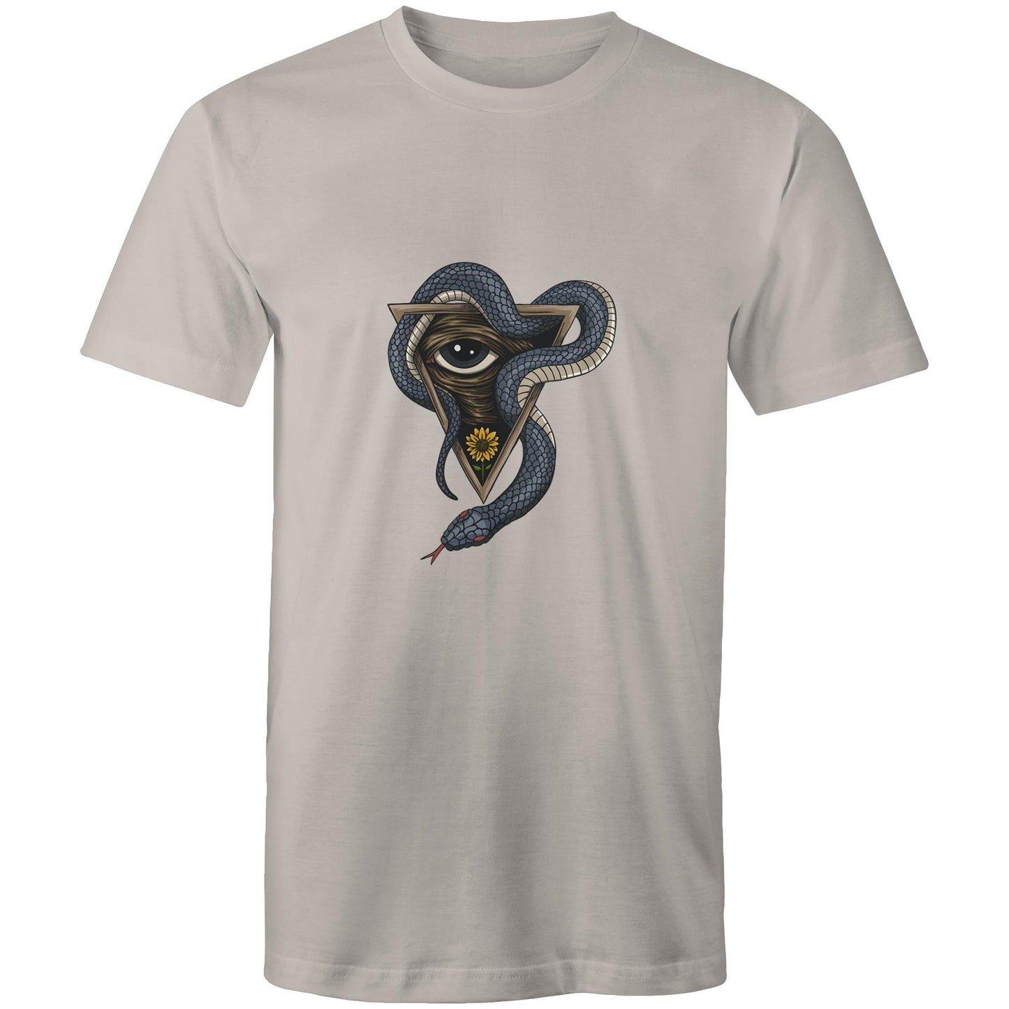 Men's Earthfolk T shirt - Serpents Vision - The Crescent Moon