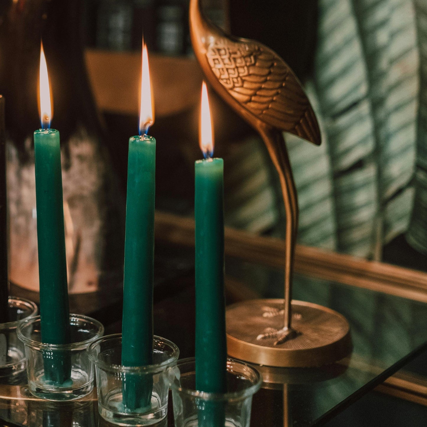 green spell candles