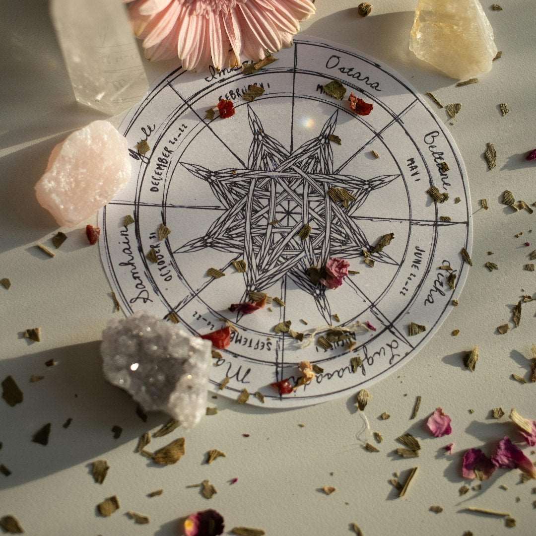 Magickal Sacred Herb Blend - Spiritual Protection - The Crescent Moon