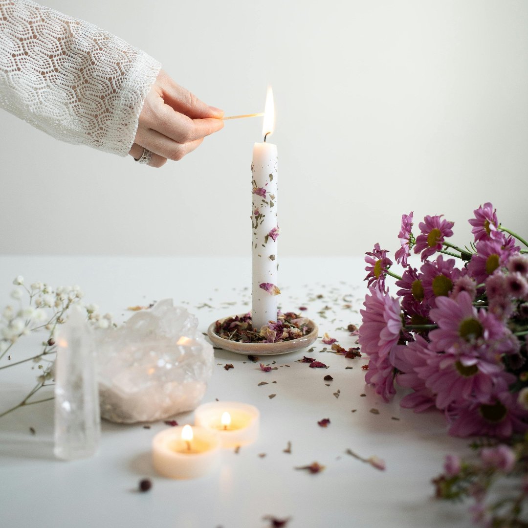 Lighting the Wick Candle Magick - The Crescent Moon