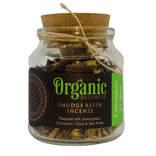 Lemongrass and Spice Smudge Incense - The Crescent Moon