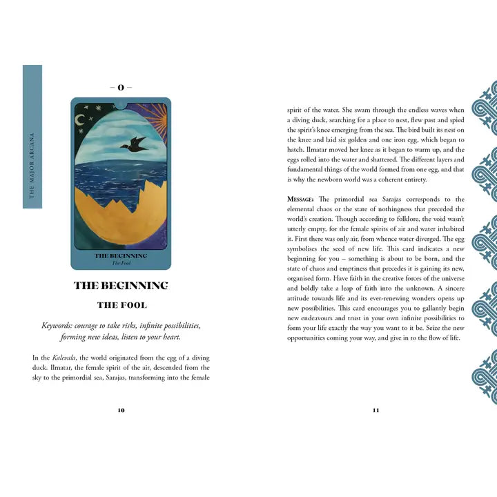 Mythologia Fennica Tarot - The Crescent Moon