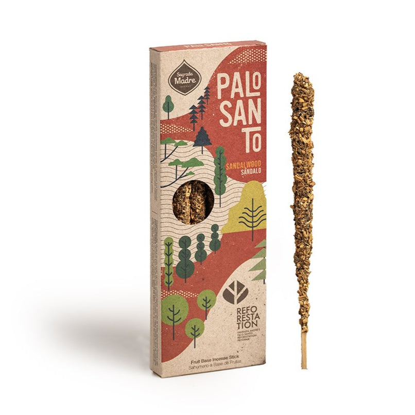 Sagrada Madre Palo Santo & Sandalwood Incense - The Crescent Moon