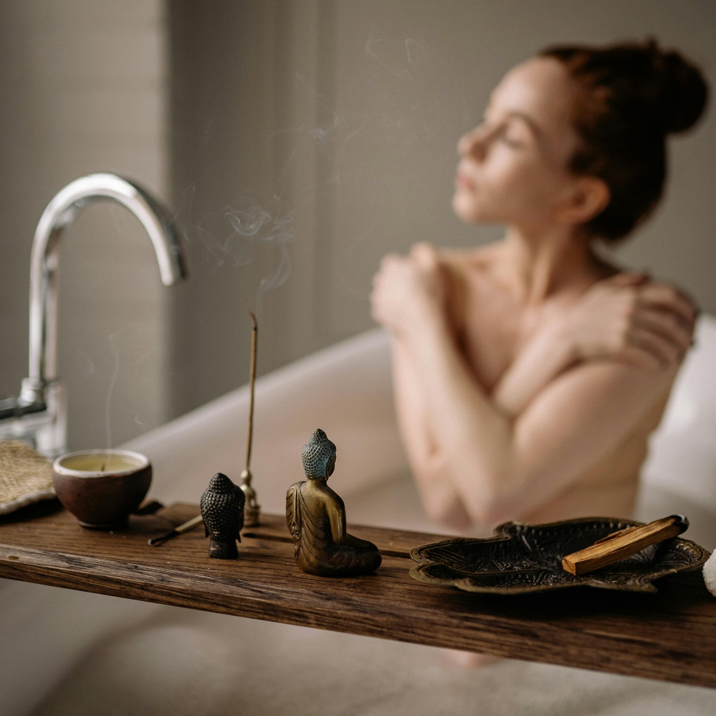 Ritual Bath Kit - Stress Relief - The Crescent Moon